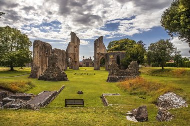 kalıntıları Glastonbury Abbey, Somerset, İngiltere