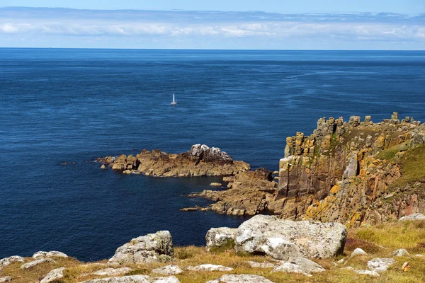 Landscape of Land's End in Cornwall England — Stock Photo, Image