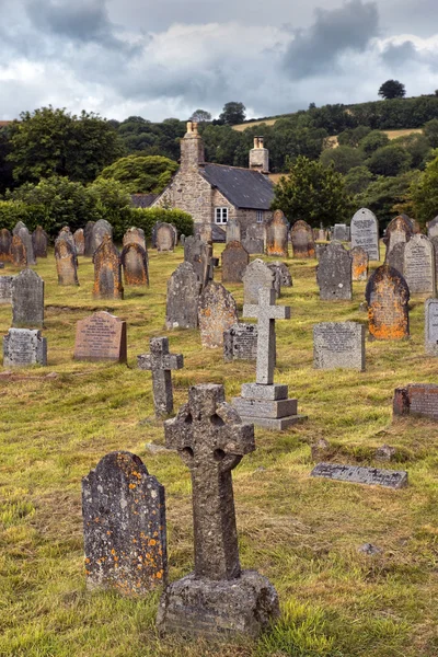 Régi temető, St Ives, Cornwall, Anglia — Stock Fotó