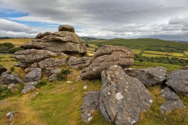 manzara Land's End Cornwall İngiltere'de