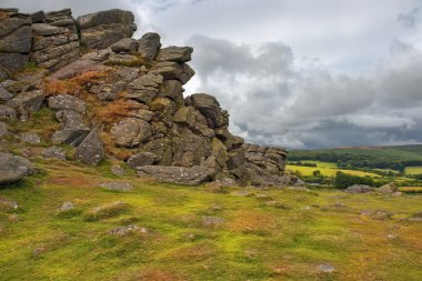 manzara Land's End Cornwall İngiltere'de