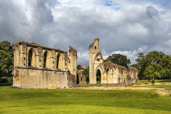 Ruinas de la Abadía de Glastonbury, Somerset, Inglaterra — Foto de Stock