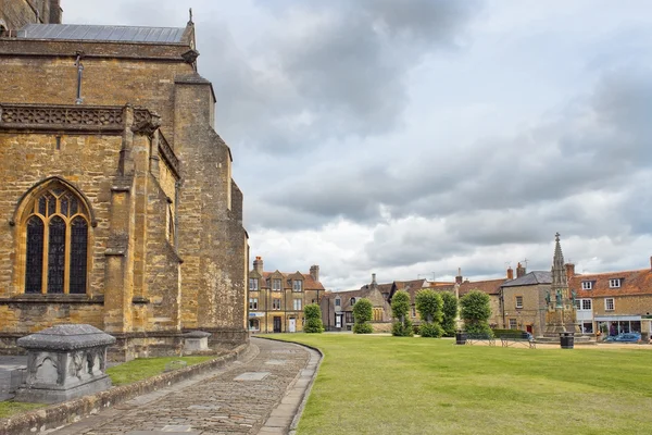 Sherborne Abbey, Dorset, England, Storbritannia – stockfoto