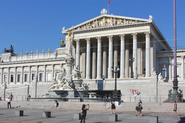 Palazzo del Parlamento austriaco a Vienna — Foto Stock