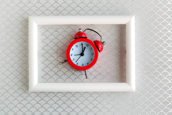 시계와 배경의 프레임 — 스톡 사진