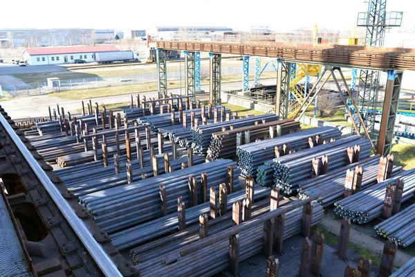 Storage Steel Processing Tube Rolling Mill — Stock Fotó