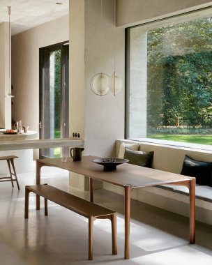 Modern lüks yemek odası.