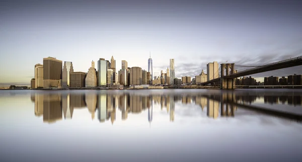 Manhattan gündoğumu, New york — Stok fotoğraf