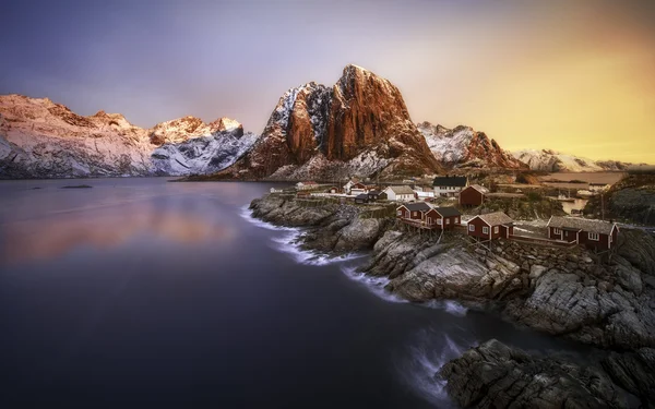 Hamnoy, Lofoten öarna, Norge — Stockfoto