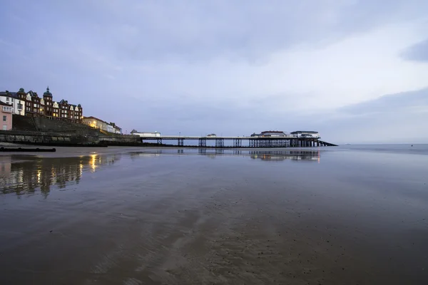 Sonnenaufgang über der Seebrücke von Cromer — Stockfoto