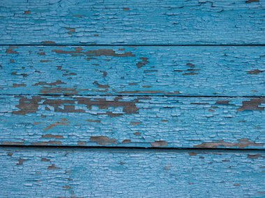 Eski boyanmış ahşap duvar - doku veya arkaplan