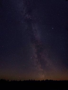 Rusya 'daki Karelia' dan Samanyolu 'na bakış