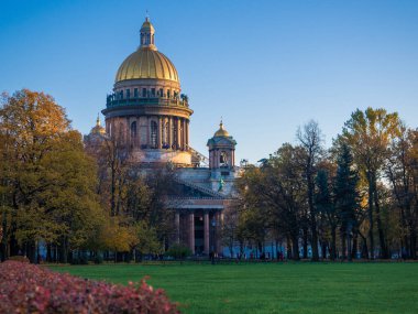 Saint-Petersburg, Rusya 'daki St. Isaac Katedrali.