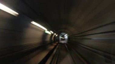 Metro tünelleri taşıma Timelapse