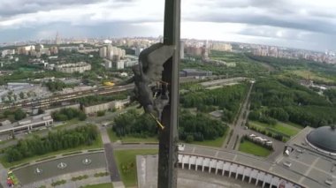 Zafer anıtının Poklonnaya Hill, Moskova hava atış