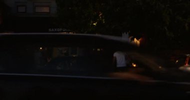Şehir sokak yaz akşamları