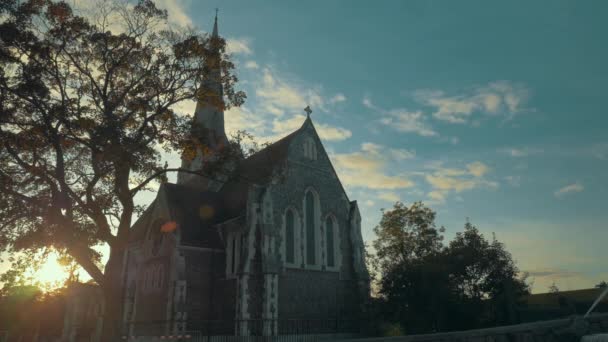 St. Albans Church in Copenhagen, Denmark — Stock Video