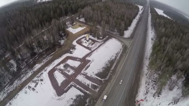 Complexe commémoratif sur la route Smolensk - Moscou, Russie — Video