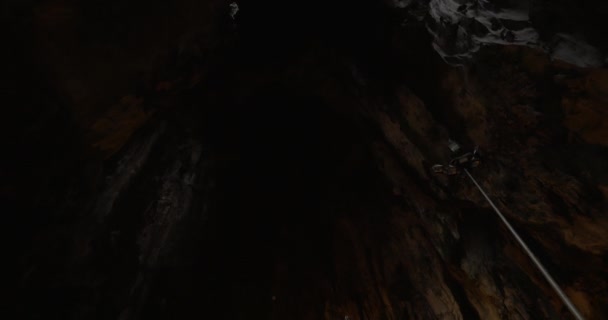 Inside vy över Batu Caves. — Stockvideo