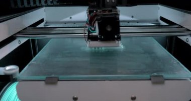 3d metin yazdırırken ekipman Timelapse
