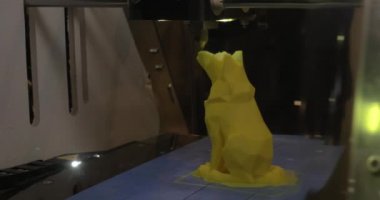 bir kurt sarı plastik yapma 3d printerlere harcama maddeler