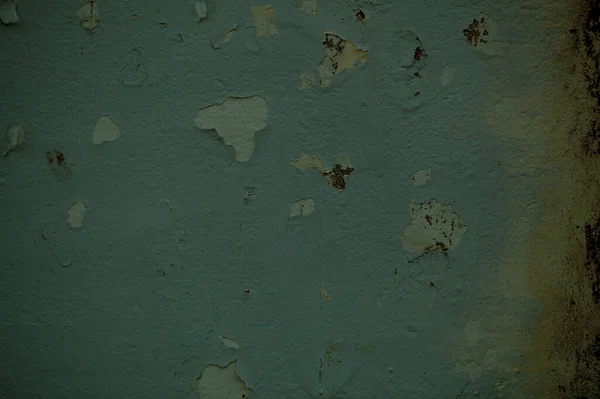 Dingy grüne Wand Hintergrund Textur mit feuchten — Stockfoto