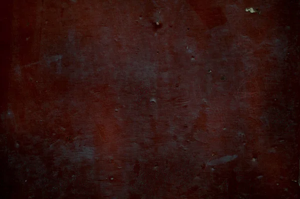 Régi sötét vörös rozsdás fém panel háttér textúra — Stock Fotó