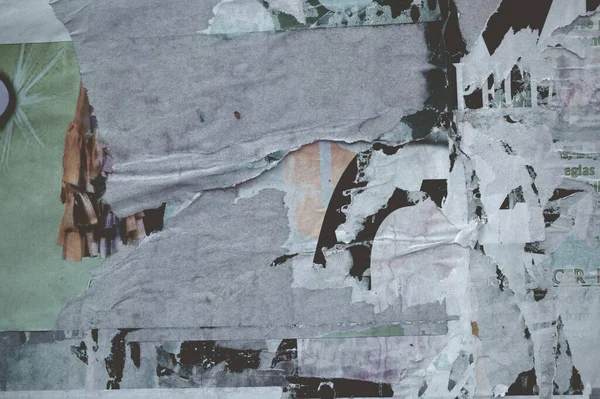 Duvardaki kağıt kalıntılarının arkaplan dokusu — Stok fotoğraf