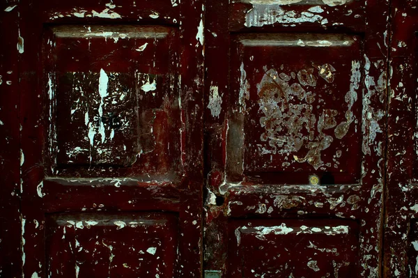 Фоновая текстура старой деревянной двери — стоковое фото