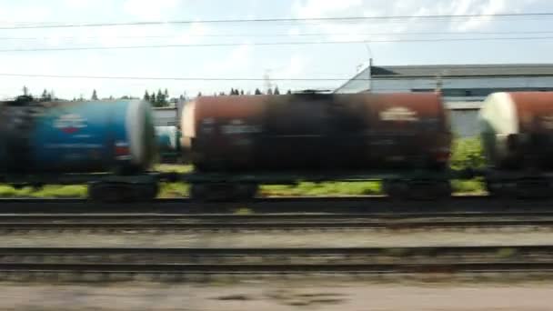 Passing By Industrial Facility — Stock Video