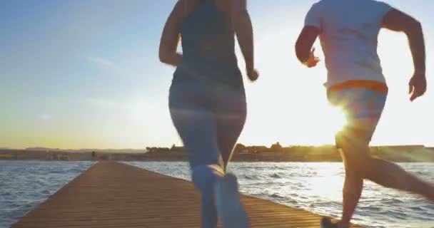 Respiração profunda após Jogging — Vídeo de Stock