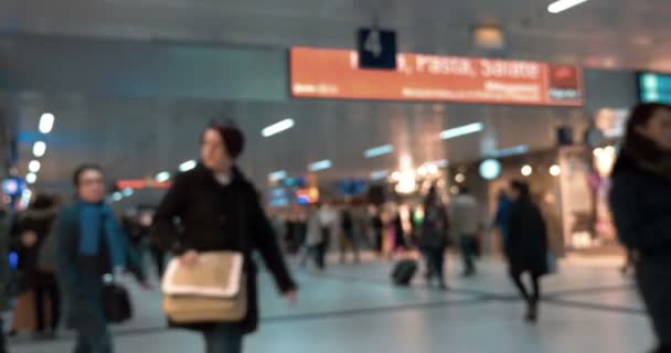 Arbeitsreiche Zeit am Flughafen — Stockvideo