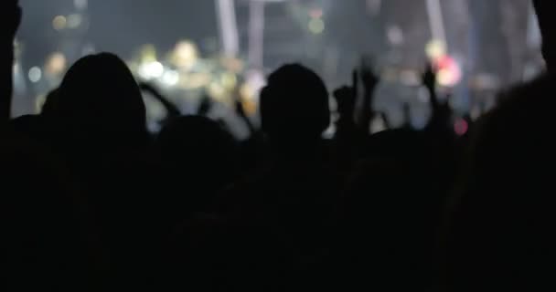 Public Enjoying the Performance — Stock Video