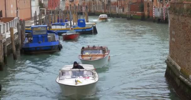 Water Transport of Venice, Italy — Stock Video