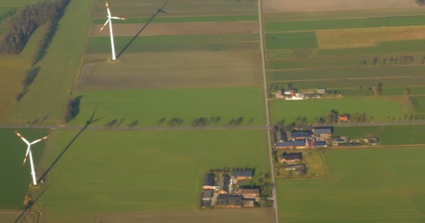 Windpark — Stockvideo