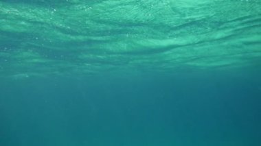 Dalgalı Deniz Yüzeyi Sualtı