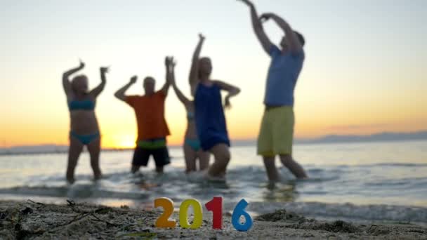 Szczęśliwego nowego roku wakacje — Wideo stockowe
