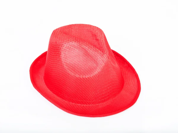 Sombrero rojo aislado — Foto de Stock