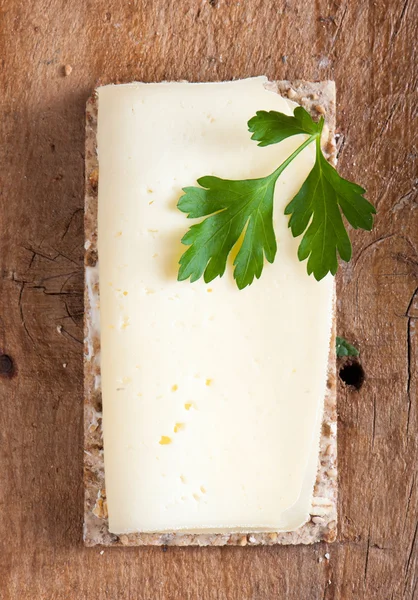 Brot mit Käse — Stockfoto