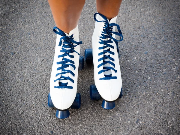 Sporting rollers skating — Stock Photo, Image