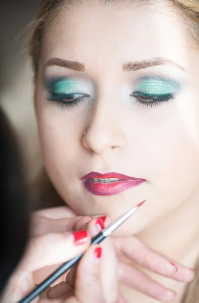 Model and make-up — Stock Photo, Image