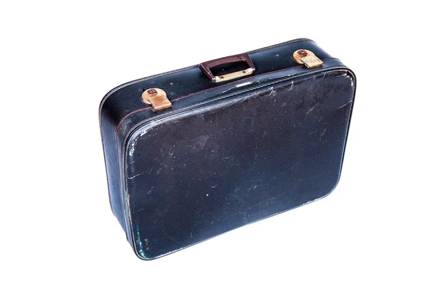 Παλιό δέρμα βαλίτσα — Φωτογραφία Αρχείου