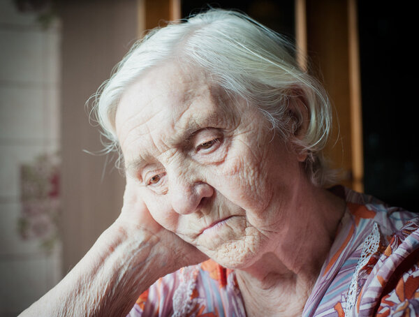 Pretty old grandmother