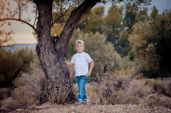 Retrato de um menino bonito — Fotografia de Stock