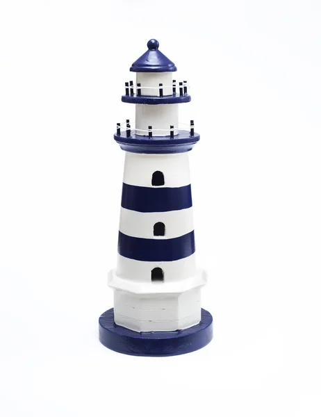 Faro decorativo blu scuro — Foto Stock