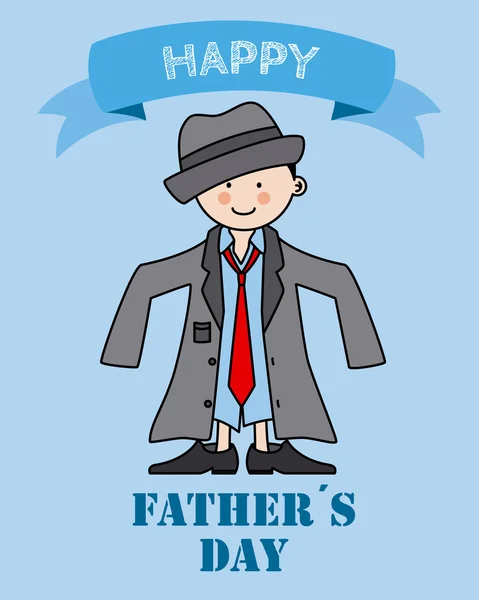 Lycklig fars dag — Stock vektor