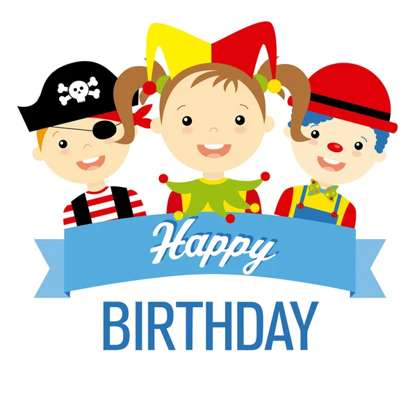 Happy birthday card — Stock Vector