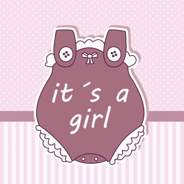 Bebek partisi kartı.