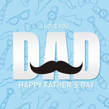 Babalar günün kutlu olsun. Metin için erkek aksesuarları ve boşluk