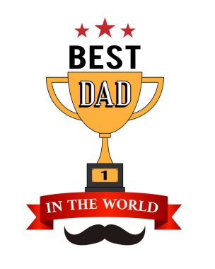 Babalar günü kartı. - Evet. Dünyanın en iyi kupası.